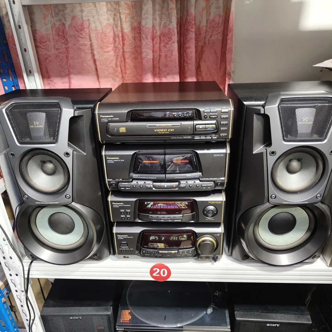 9新  九成新组合音响五碟双磁带播放5.1声道输出运费自理