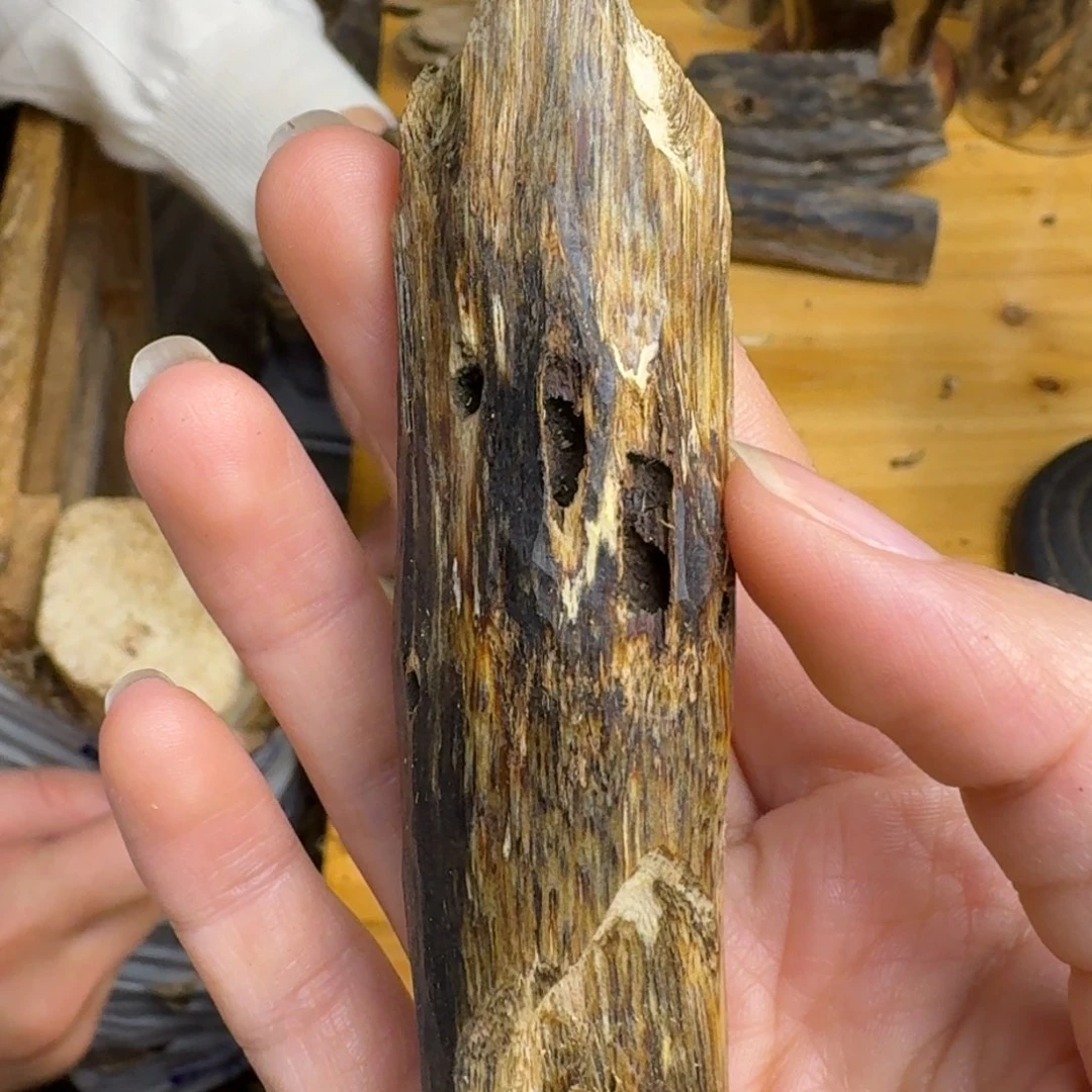 沉香沉香碎屑白棋品种块料17克