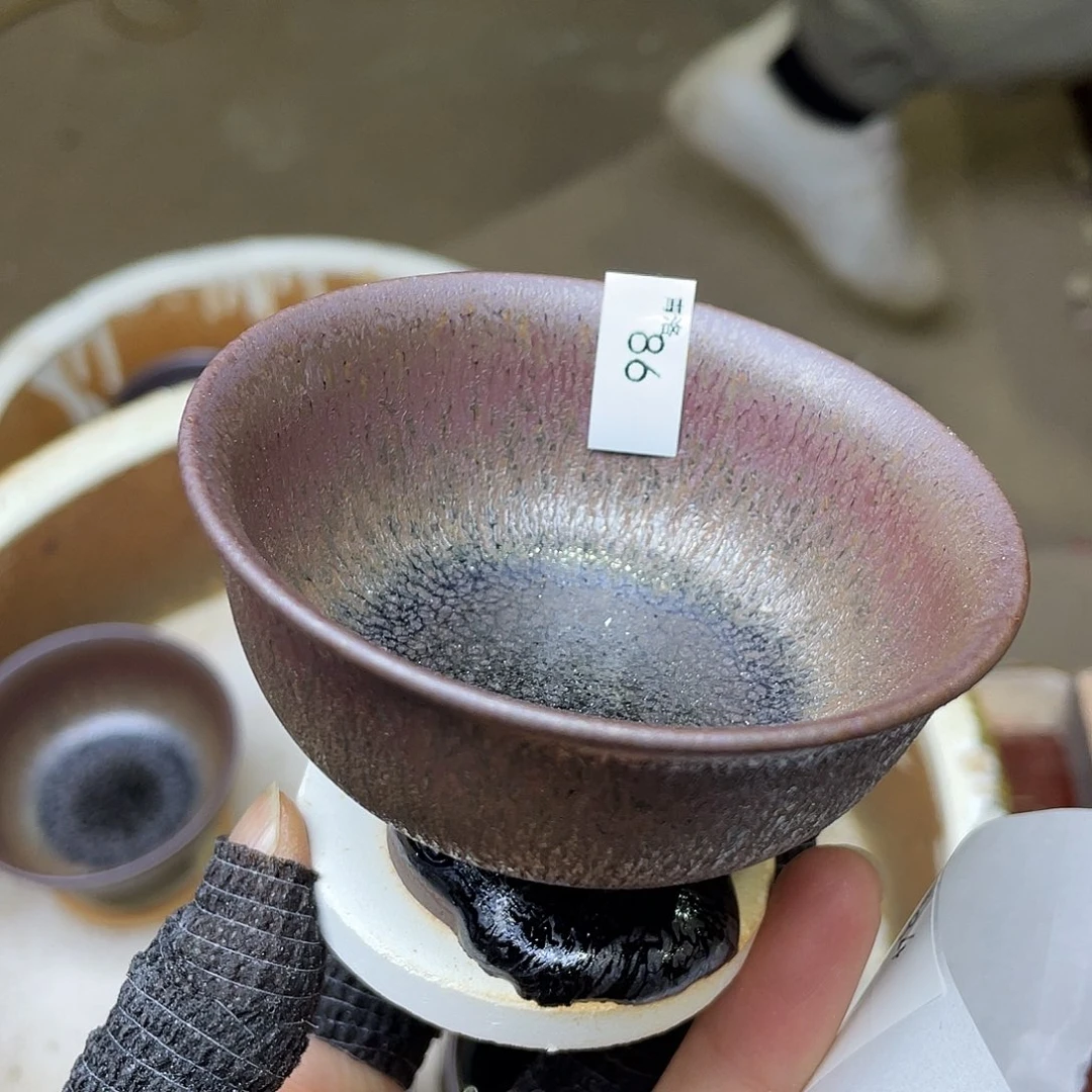 茶盏86 福临号建盏柴烧微瑕