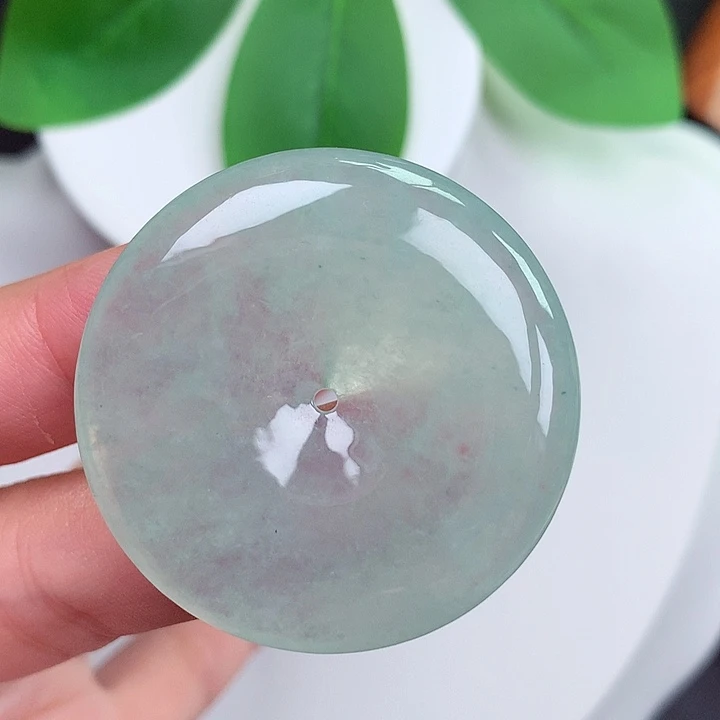 颈饰未镶嵌翡翠平安扣 38x6.3mm