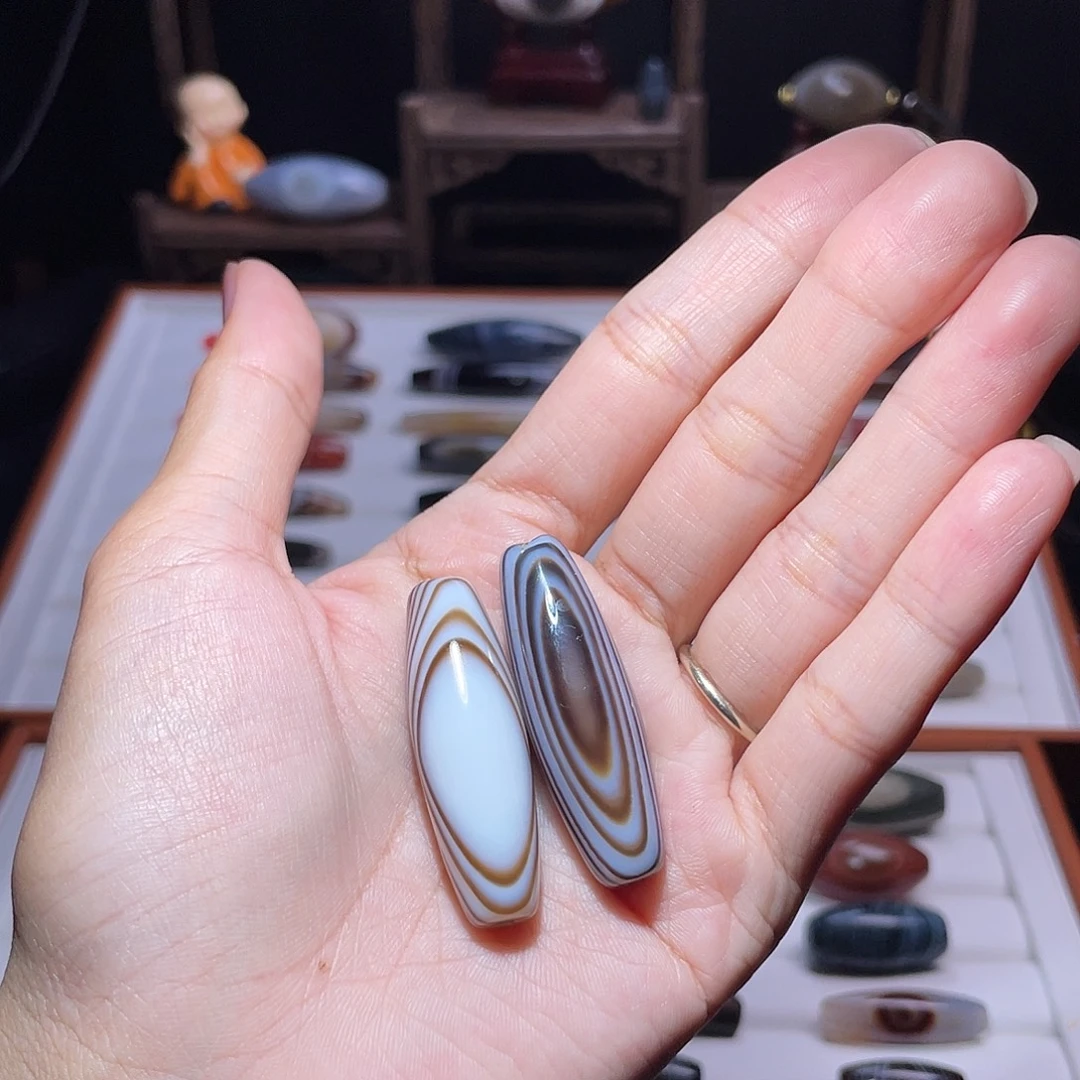 玛瑙/玉髓未镶嵌吊坠(赠链)