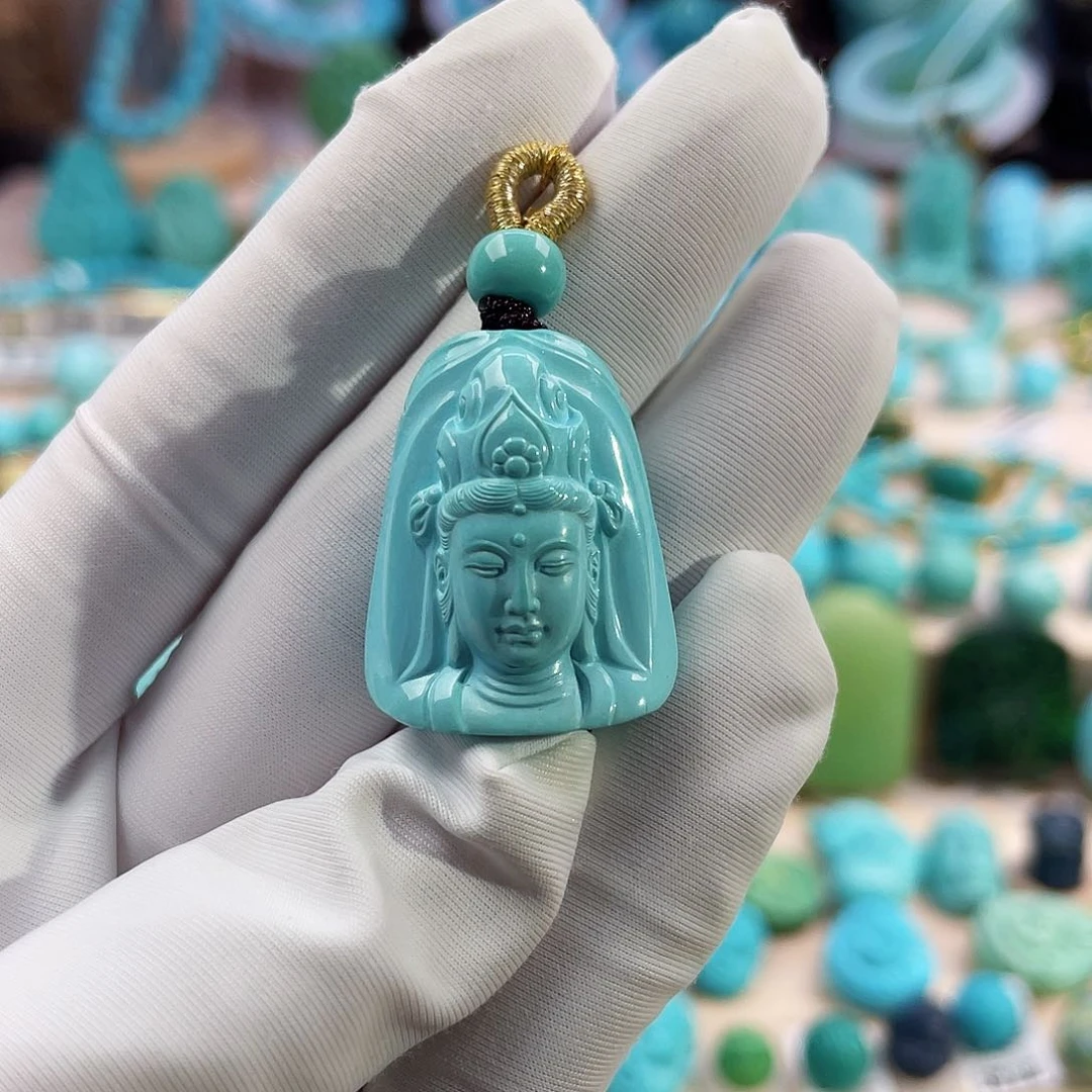 绿松石珠宝奇石未镶嵌