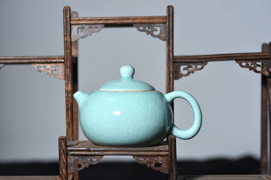 清凉寺汝瓷汝窑西施茶壶