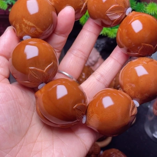 【闪购商品】手串/手链橄榄核35左右寿桃手持