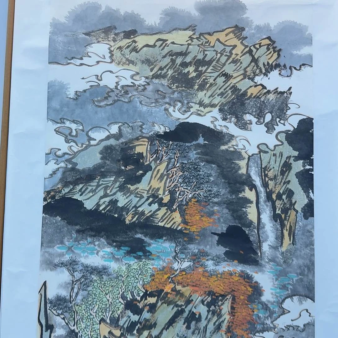 国画多次参加国内外大型