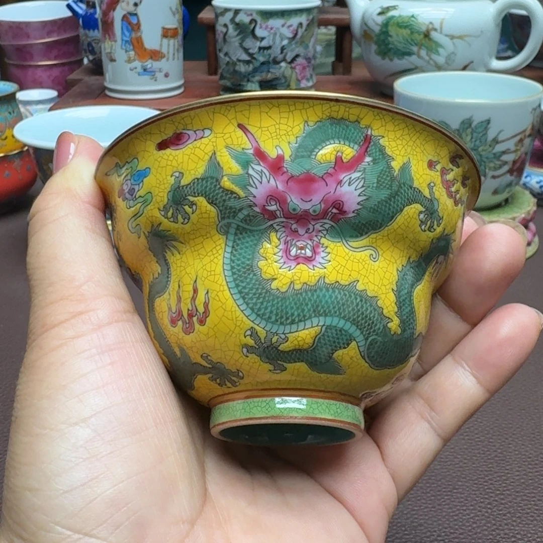 瓷片景德镇仿古手工制作精品展示