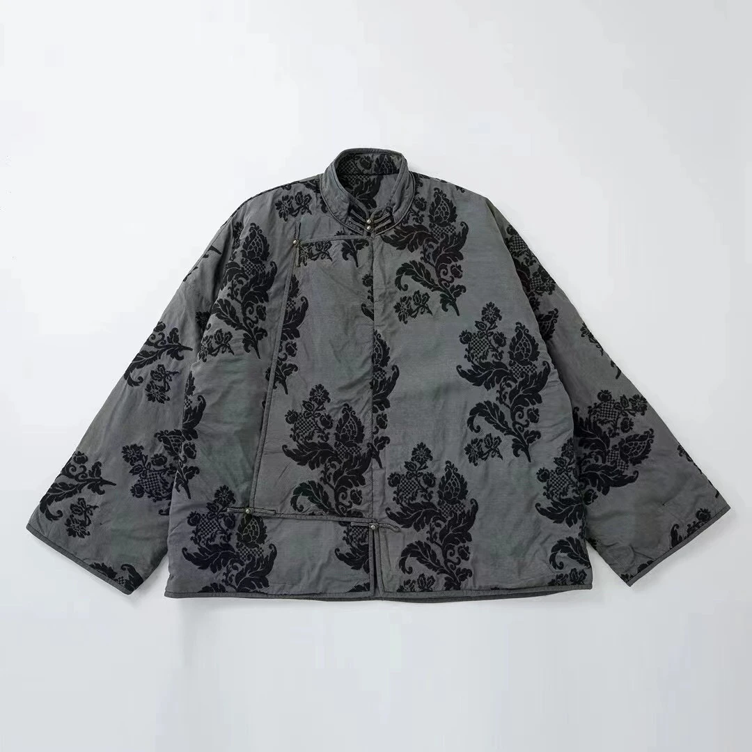 冬冬分享《垒土》225冬季新款大提花盘口棉袄