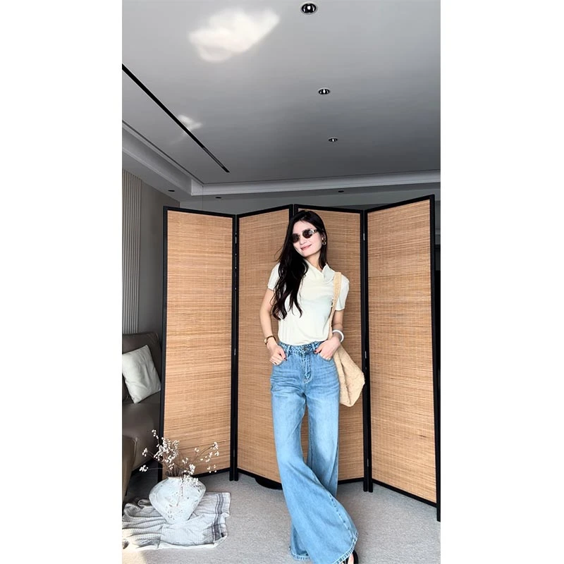 13c[荡领基础短袖]  春夏新款荡领简约短袖  NO退