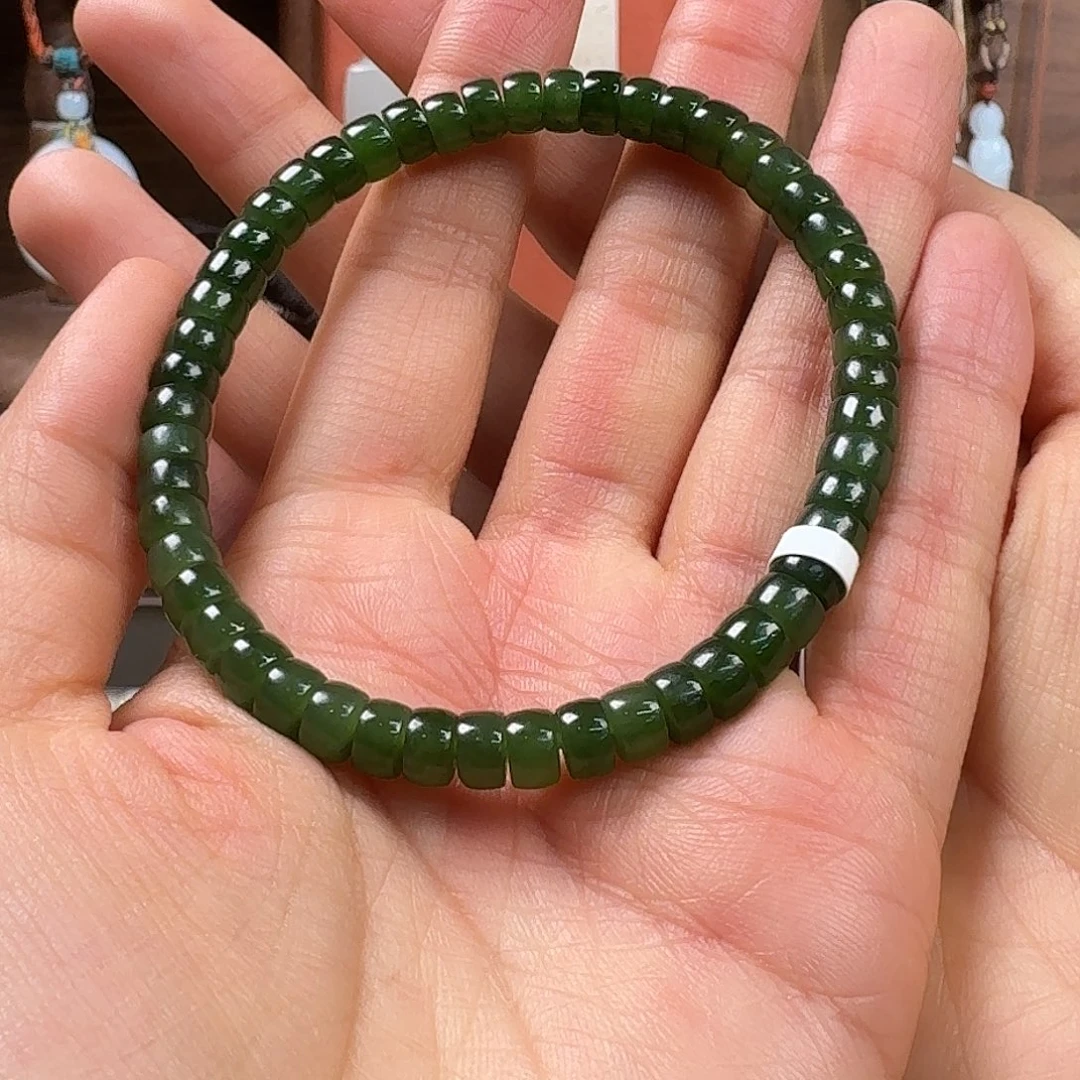 和田玉未镶嵌手链