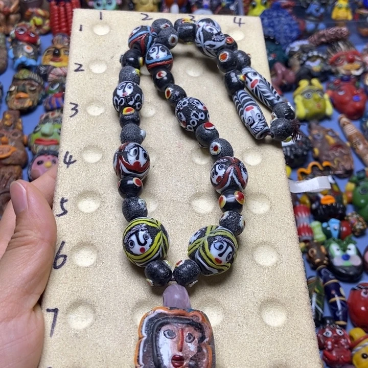 琉璃颈饰项链一套082