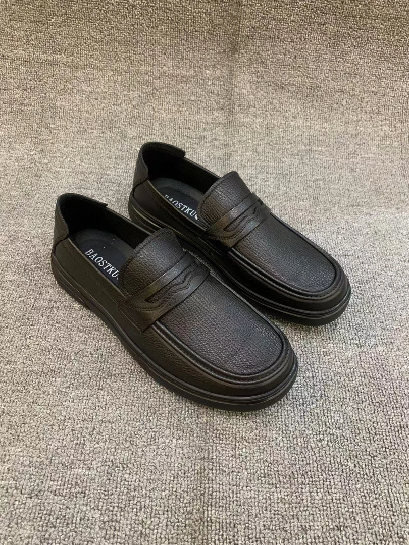 春夏新款男士休闲乐福豆豆鞋舒适百搭