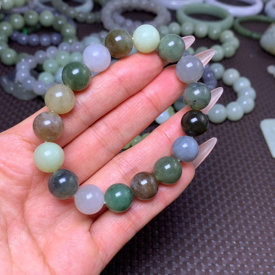 未镶嵌手串和田玉卡12