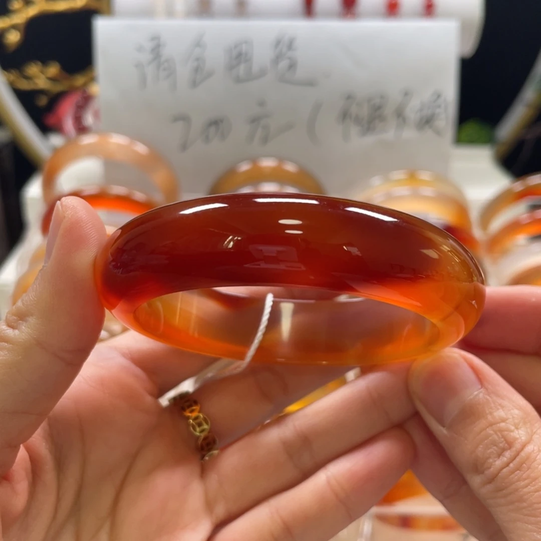 玛瑙/玉髓手镯未镶嵌后*