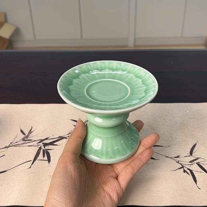 龙泉云间青瓷小米茶器