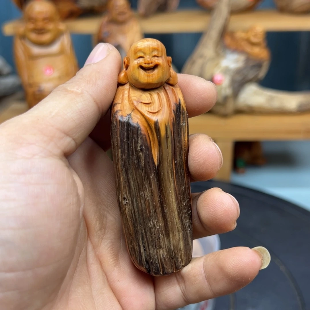 木洒*1崖柏木摆件手把件