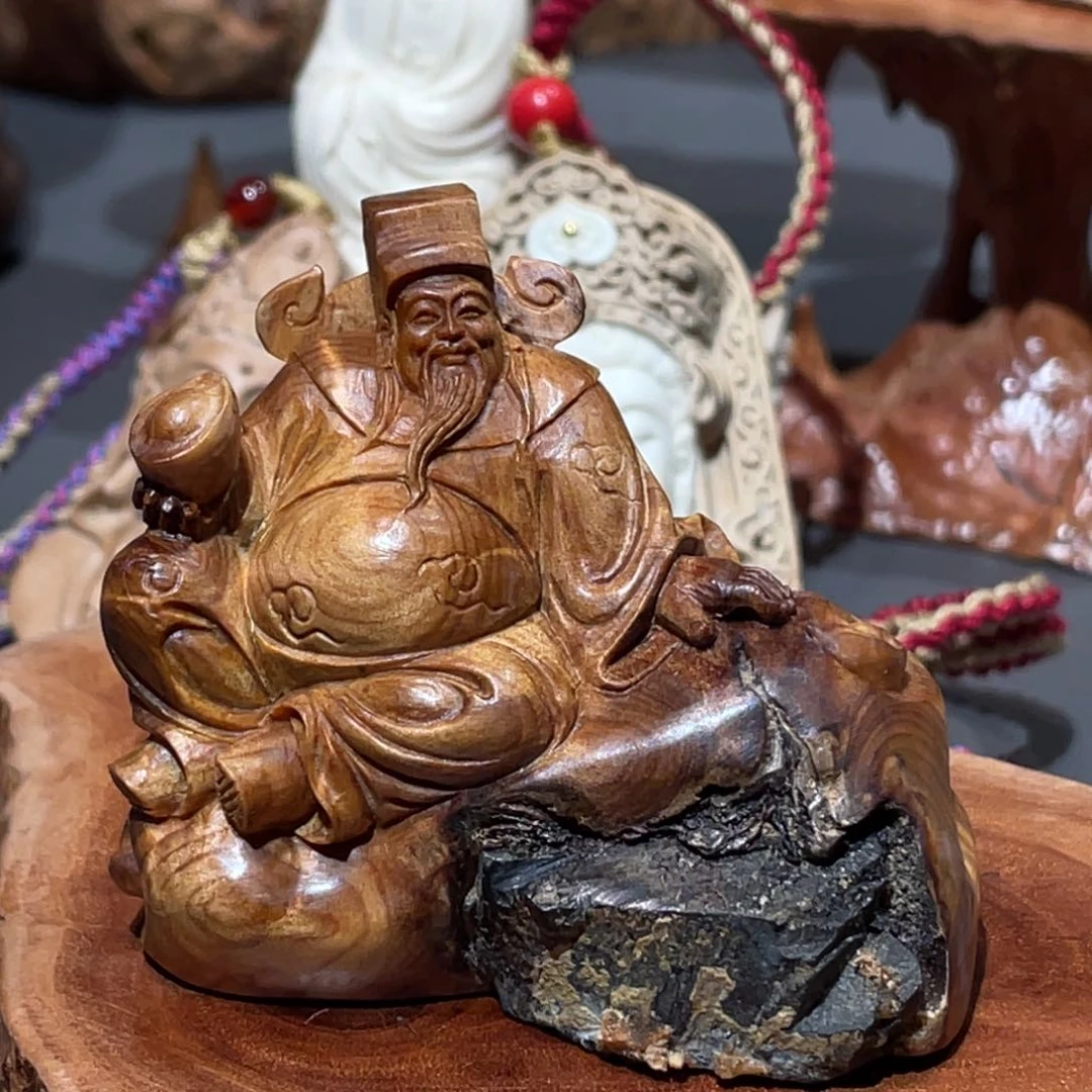 木宝****少木雕工艺品摆件