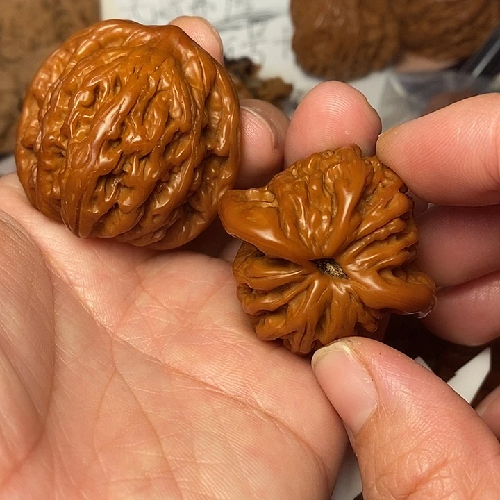 文玩核桃把件虎头41