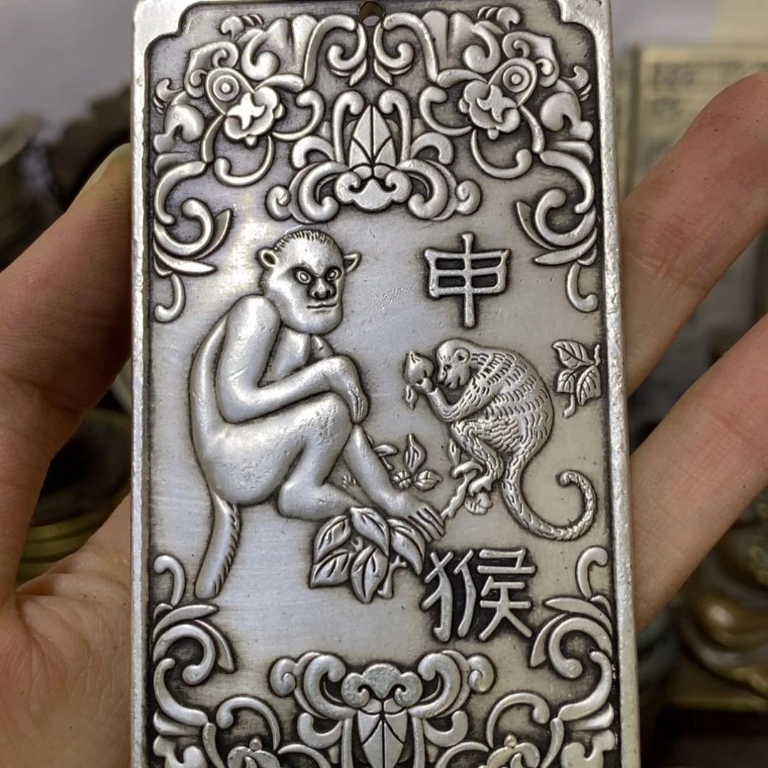金属郭**?复古工艺品猴子