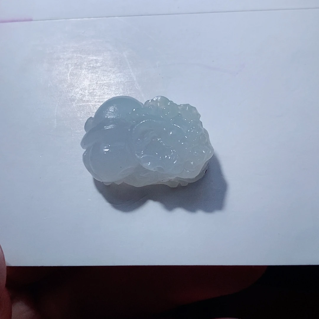 定制翡翠未镶嵌嘴里含珠貔貅福利王炸