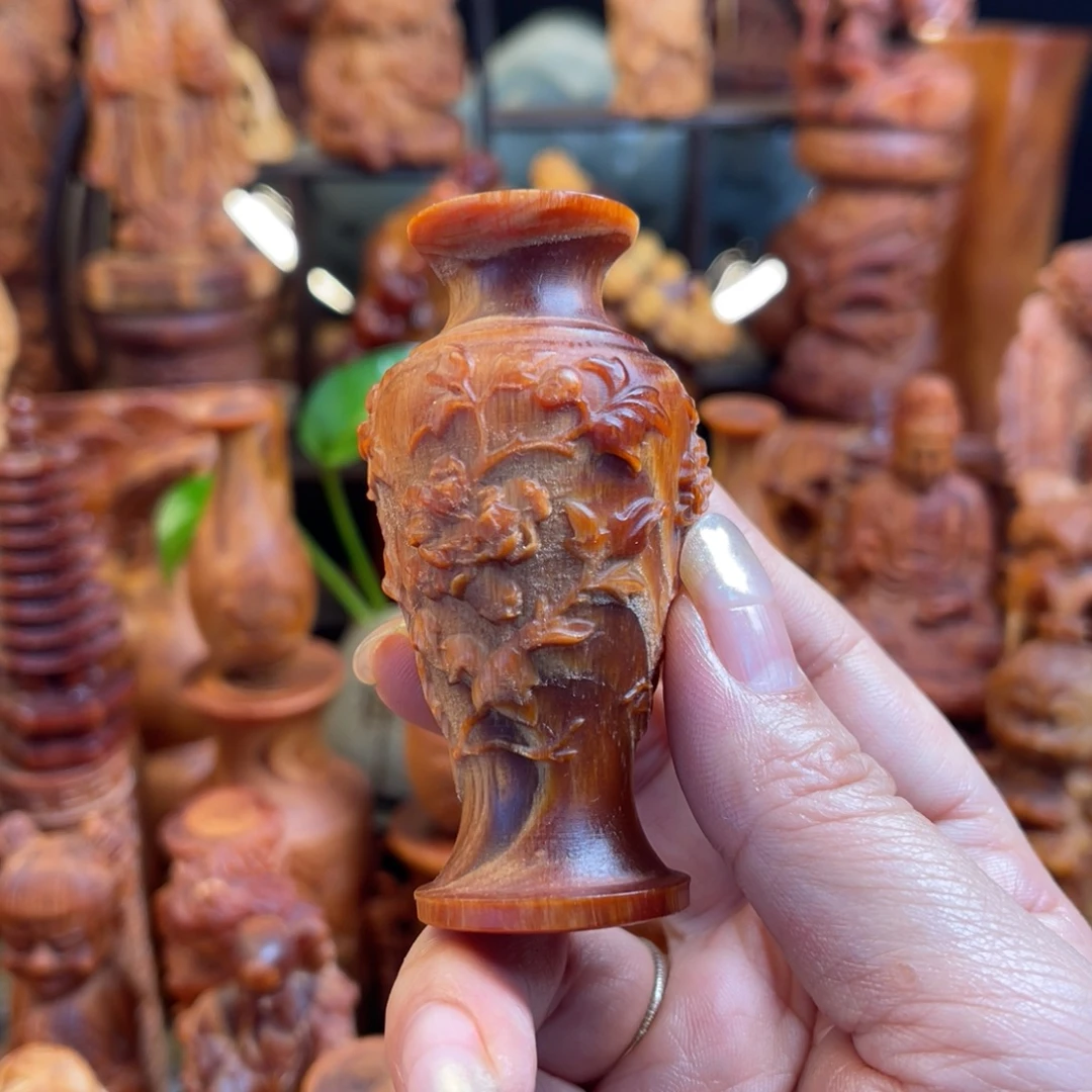 平***淡其他松木（琥珀木）花瓶