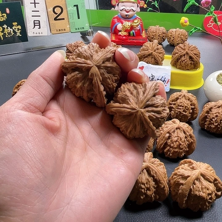 好***.吊坠文玩核桃拼接白奔