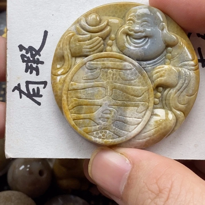 硅化珊瑚（珊瑚玉）未镶嵌颈饰