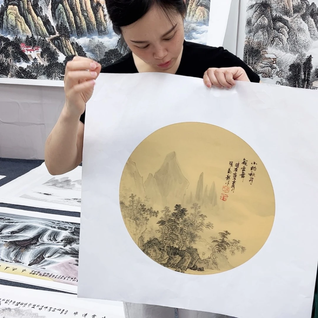 国画宣纸国画纯手绘作品