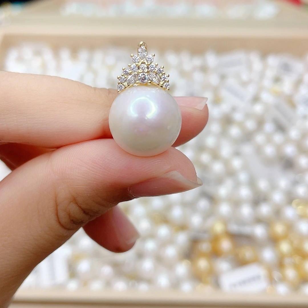 淡水珍珠未镶嵌吊坠(赠链)