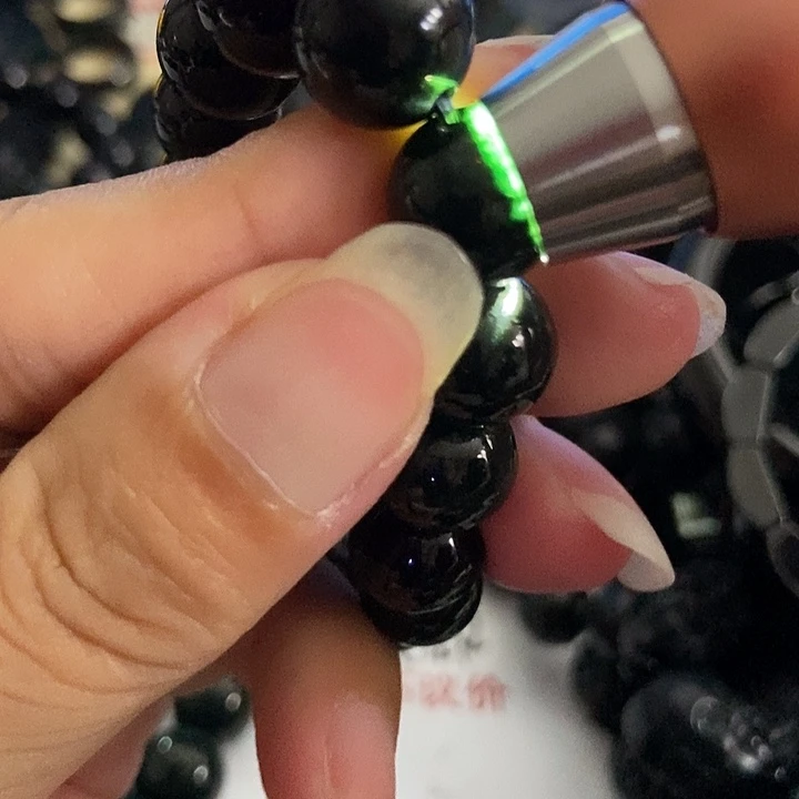 未镶嵌手链翡翠墨翠福利12
