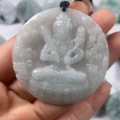 翡翠颈饰未镶嵌虚空福利翡翠