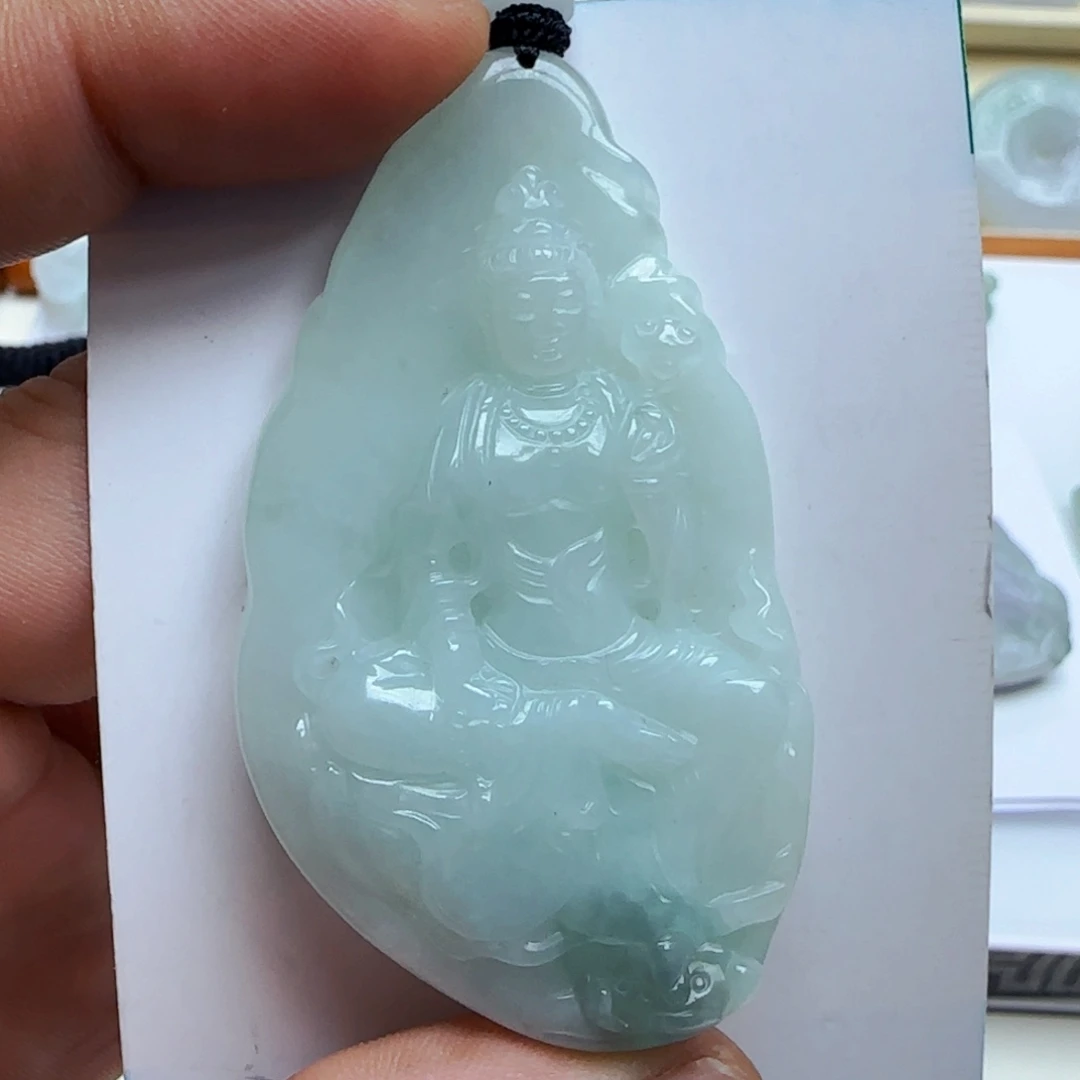 教***官翡翠未镶嵌颈饰翡翠