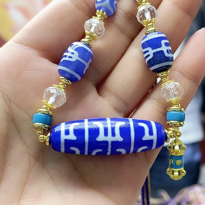 玛瑙/玉髓合金颈饰