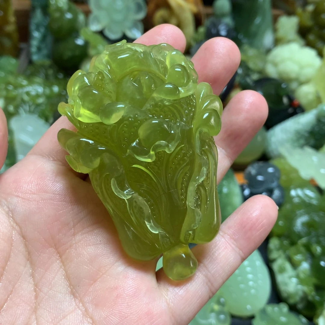 岫玉未镶嵌手把手把