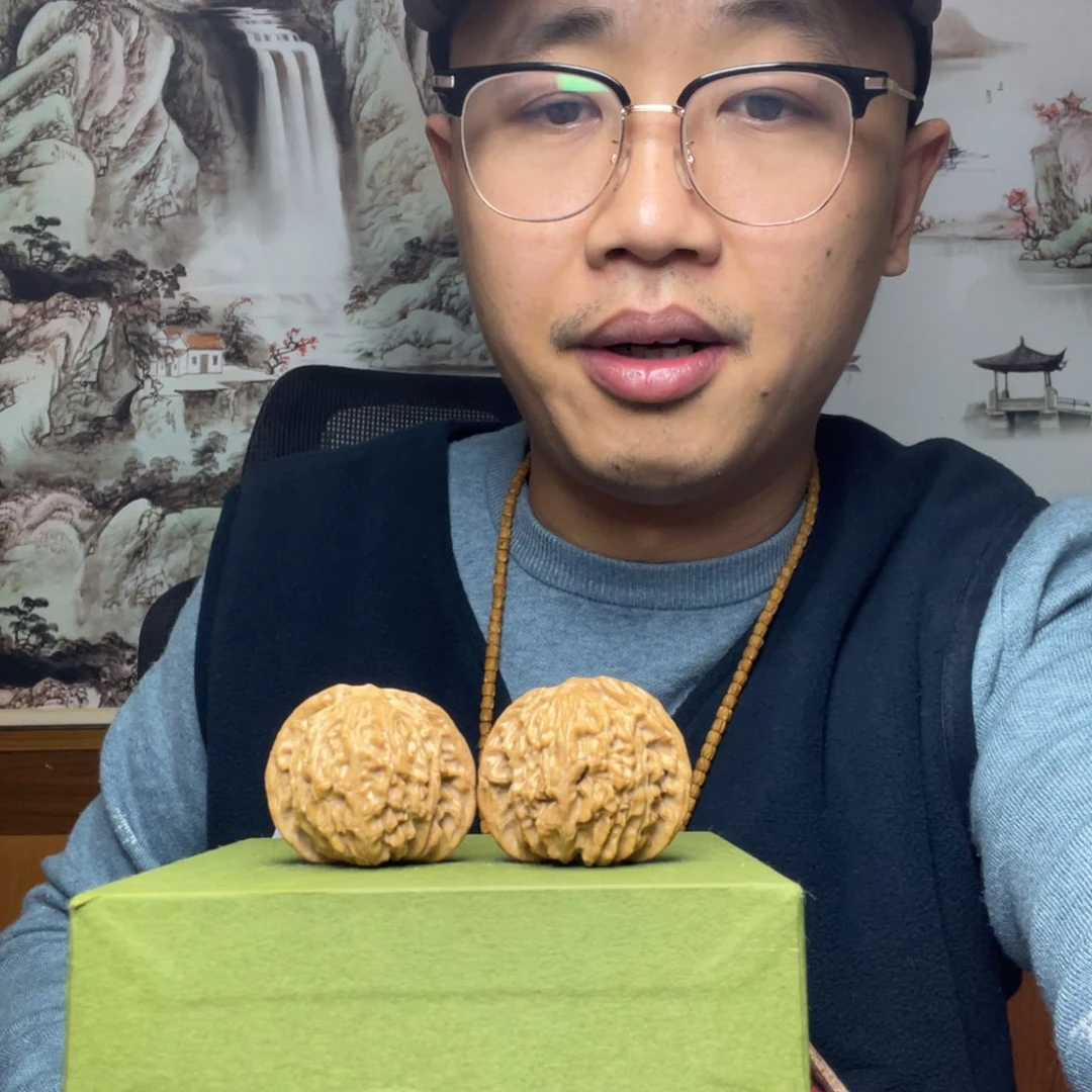 把件文玩核桃无***刚磨盘