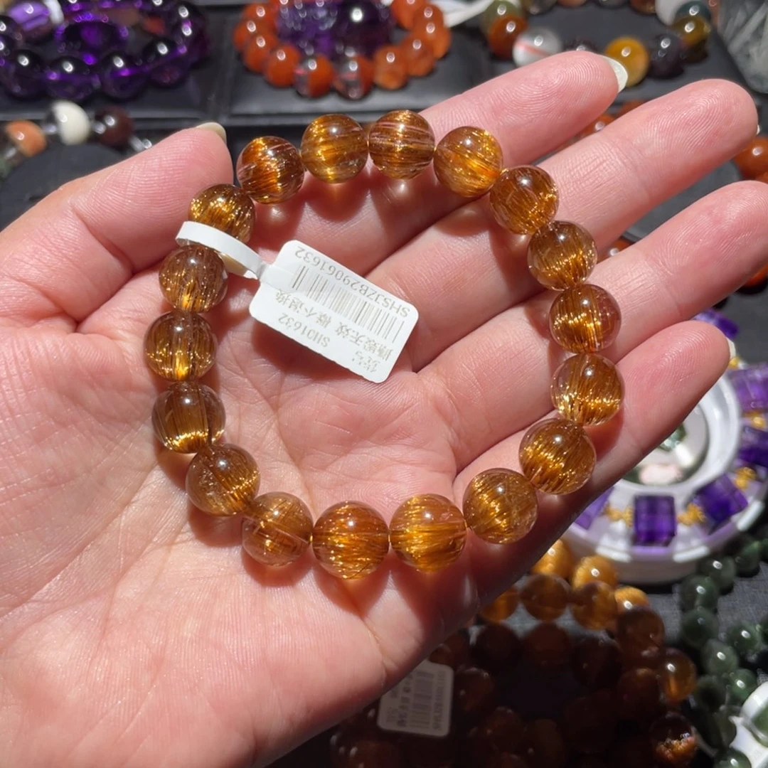 花***～未镶嵌手链水晶铜顺发11mm左右