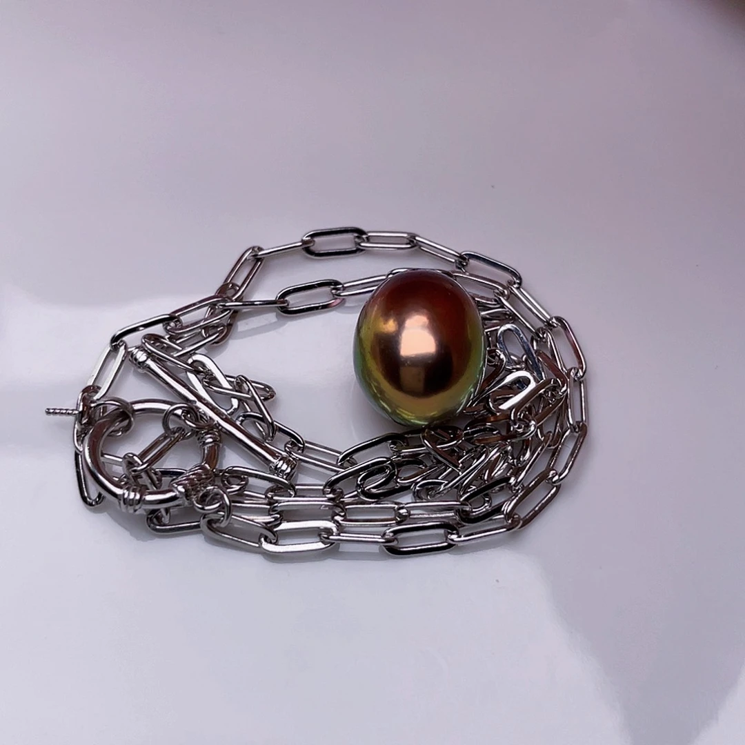 淡水珍珠颈饰未镶嵌桃***夭