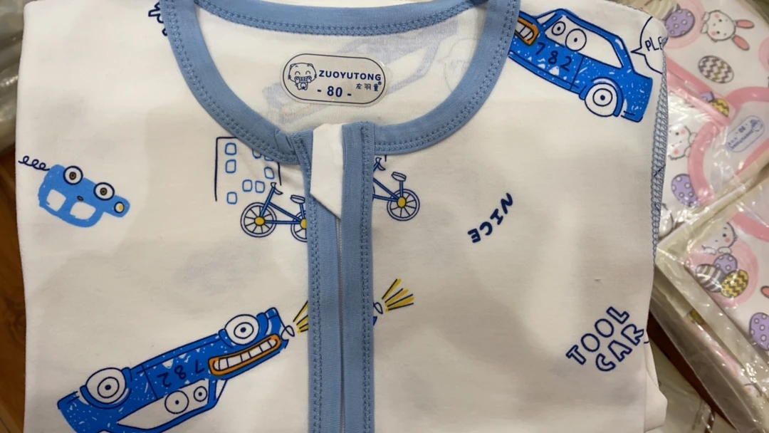 左YT满花棉毛分腿睡袋（5031-10）