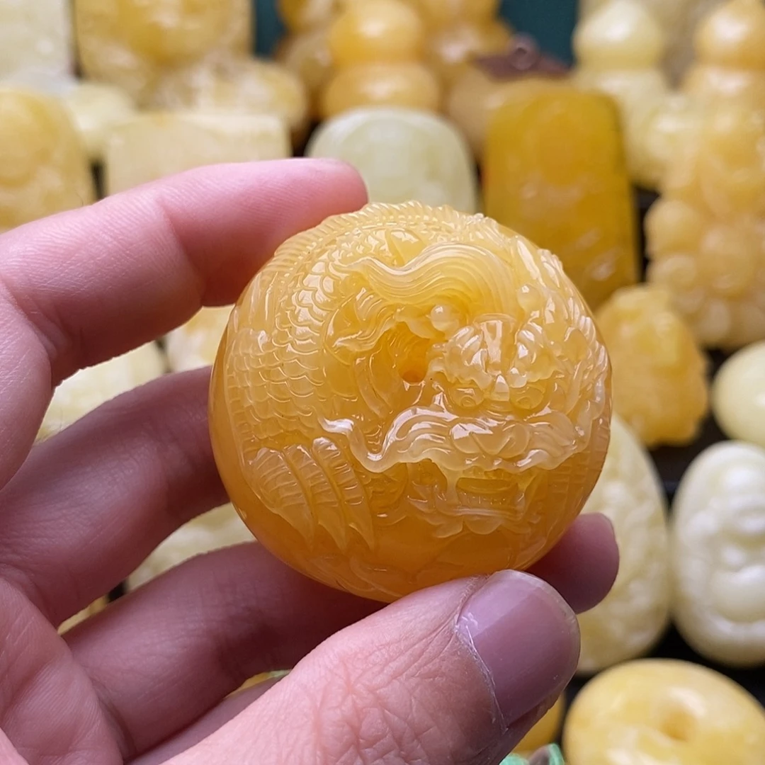 琥珀颈饰未镶嵌琥珀蜜蜡吊坠