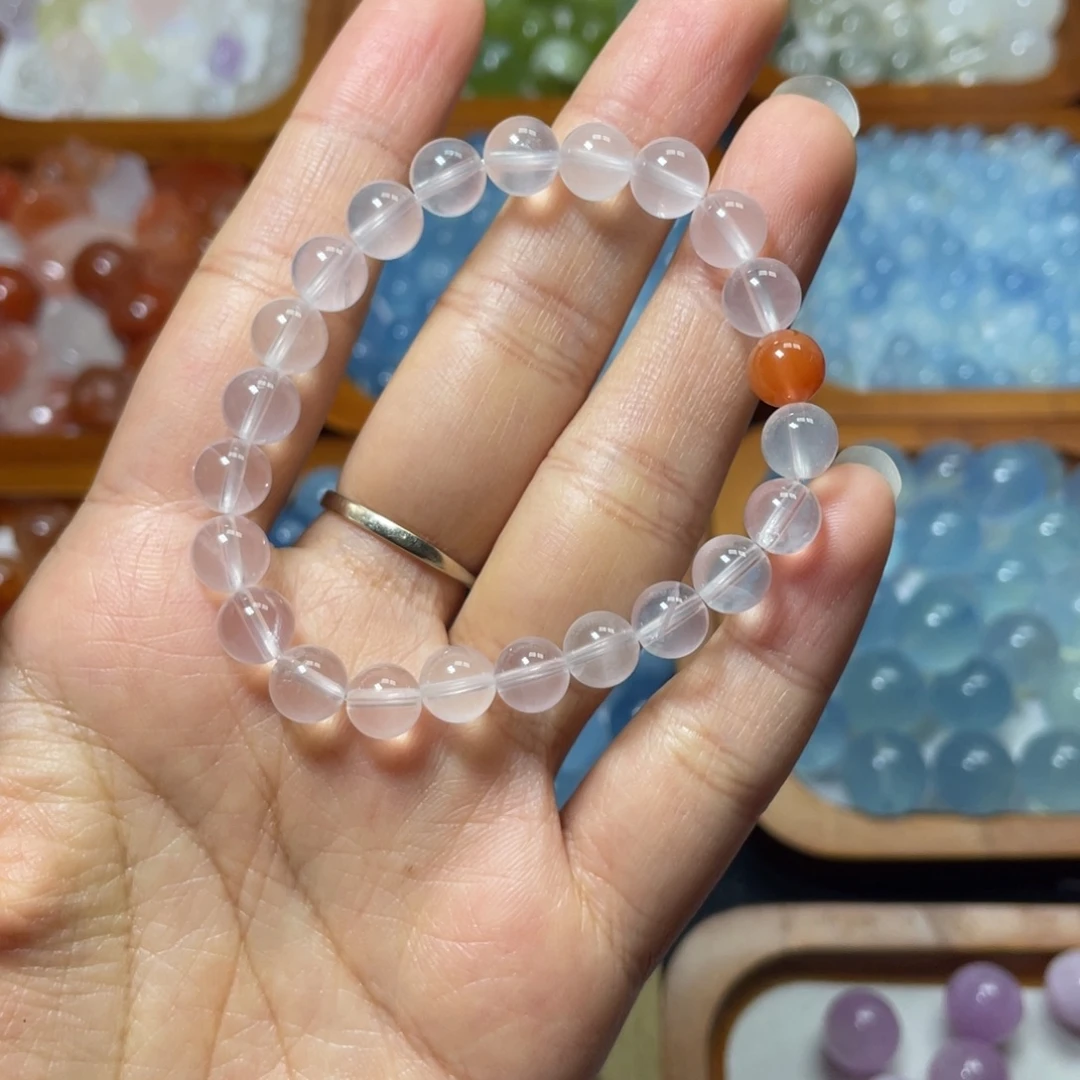 未镶嵌手链水晶粉水