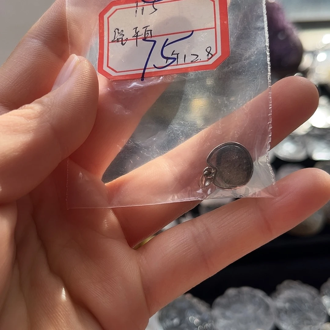 颈饰银S925镶嵌水晶远***5镶嵌补差21