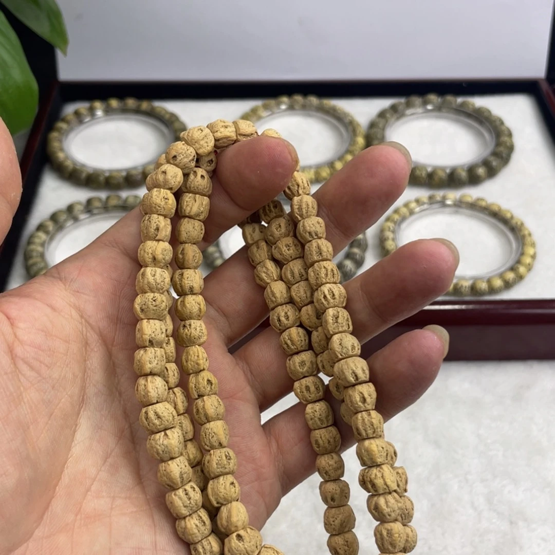 柏香籽/百香籽吊坠麻皮鬼脸