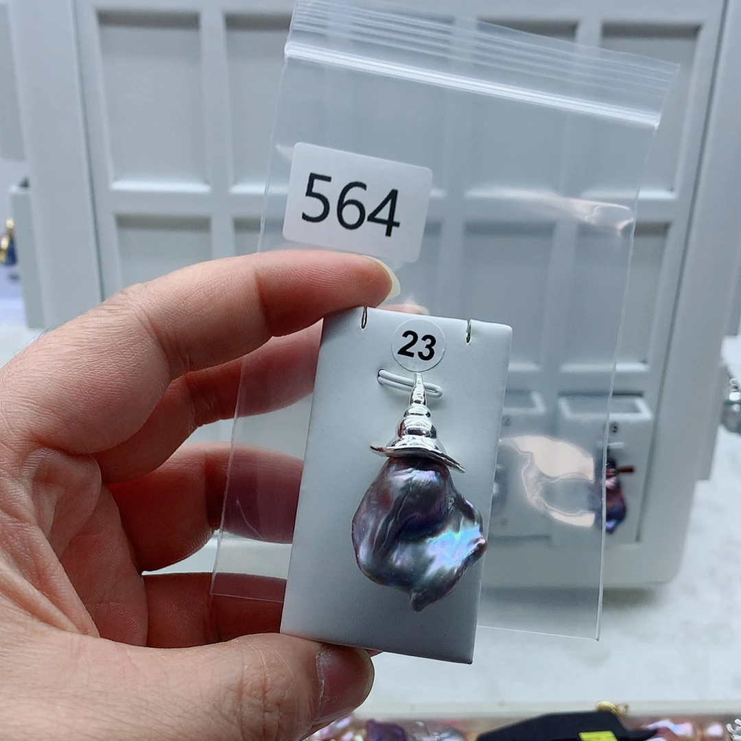 吊坠(不含链)合金淡水珍珠