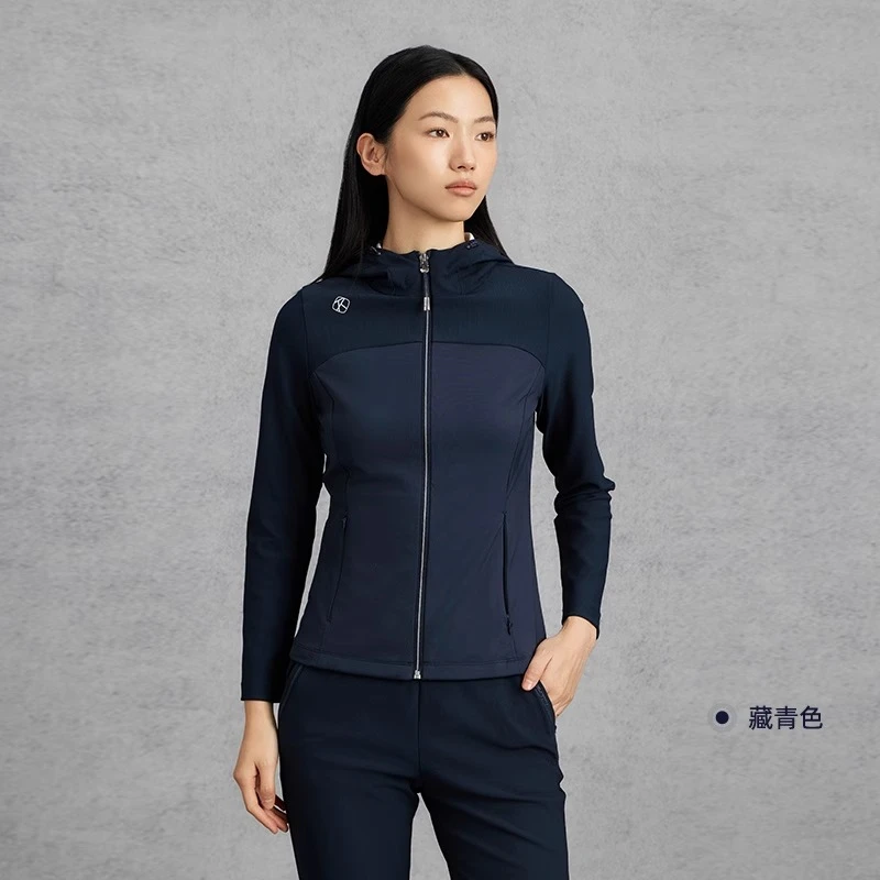 【新品】RAPIDO雳霹道2025春秋女士休闲拼接连帽修身外套CP5176G04