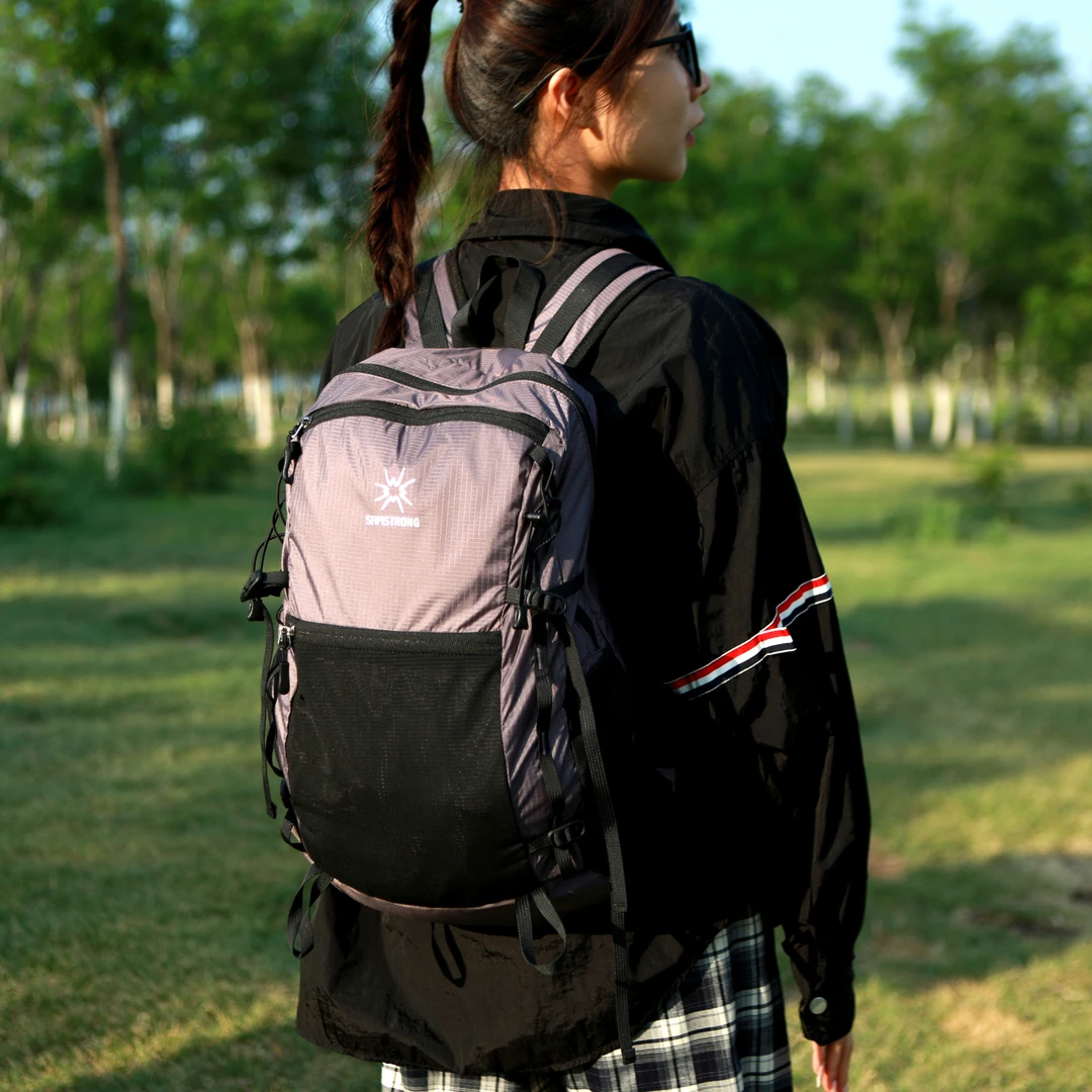 超轻可折叠皮肤包双肩包男女户外防水旅游徒步登山包运动骑行背包