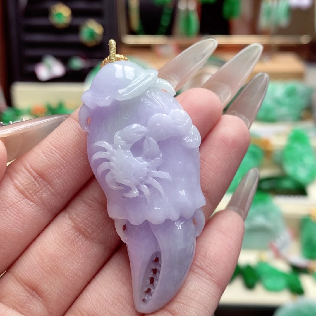 颈饰未镶嵌翡翠翡翠吊坠