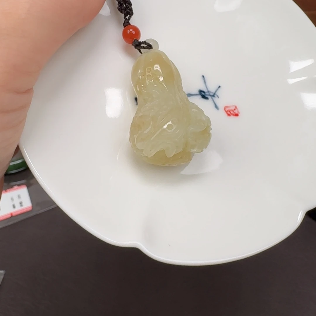 和田玉未镶嵌颈饰1222