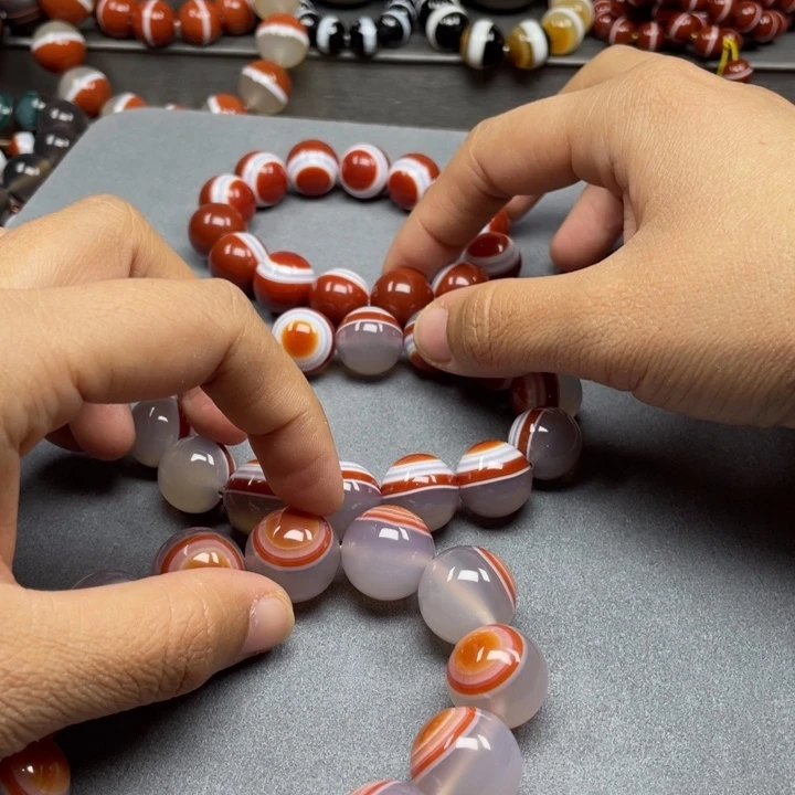 玛瑙/玉髓未镶嵌手链