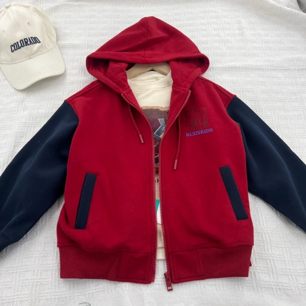 28955高端潮流时尚新品童装时尚加绒外套B11-3-3