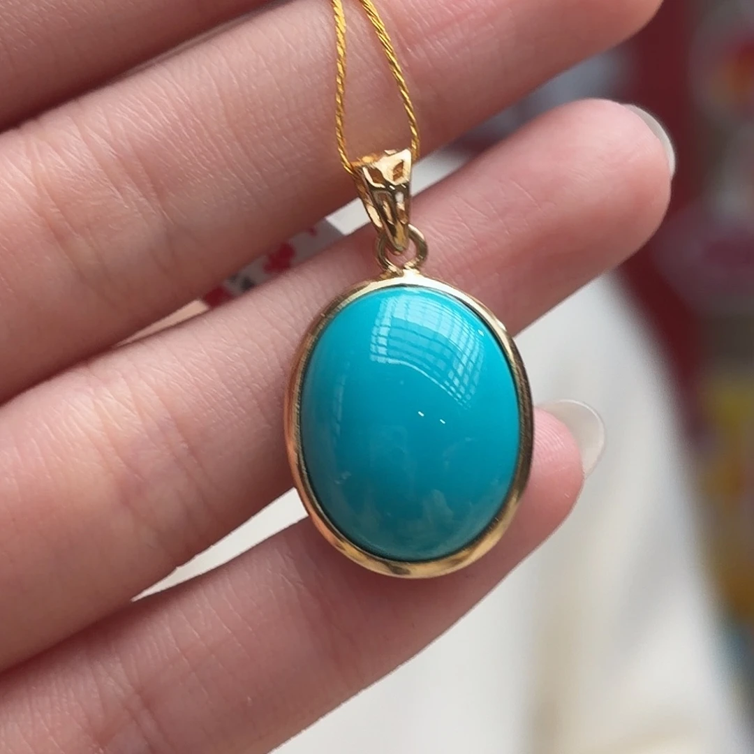 绿松石未镶嵌颈饰