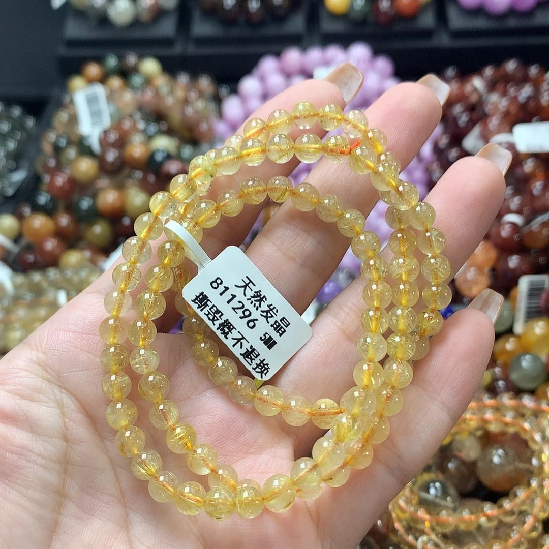 未镶嵌手链水晶，